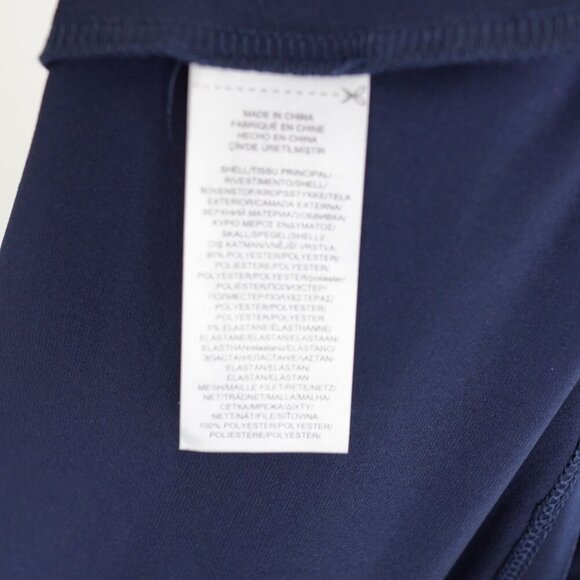 NWT Lauren Ralph Lauren Navy Sleeveless Lace Panel Fit & Flare Dress‎  Size 10P - Picture 8 of 11